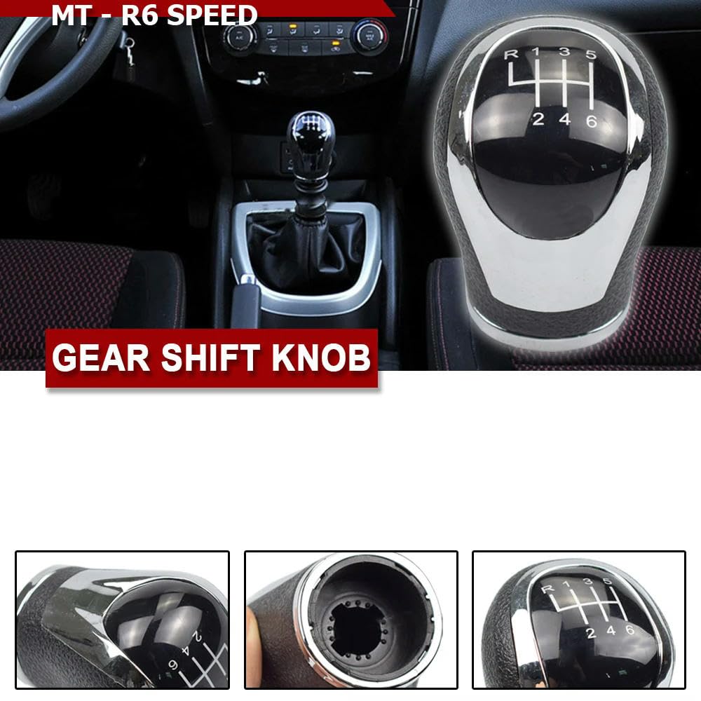 Perilla Cambio Marchas Coche 5/6 Velocidades Para Nissan Tiida Para Versa 2006-2011 Cubierta Manija Caja Cambios Manual Perilla Palanca Cambios Palanca Arranque Pomo Palanca Cambios (Color : 5 Speed