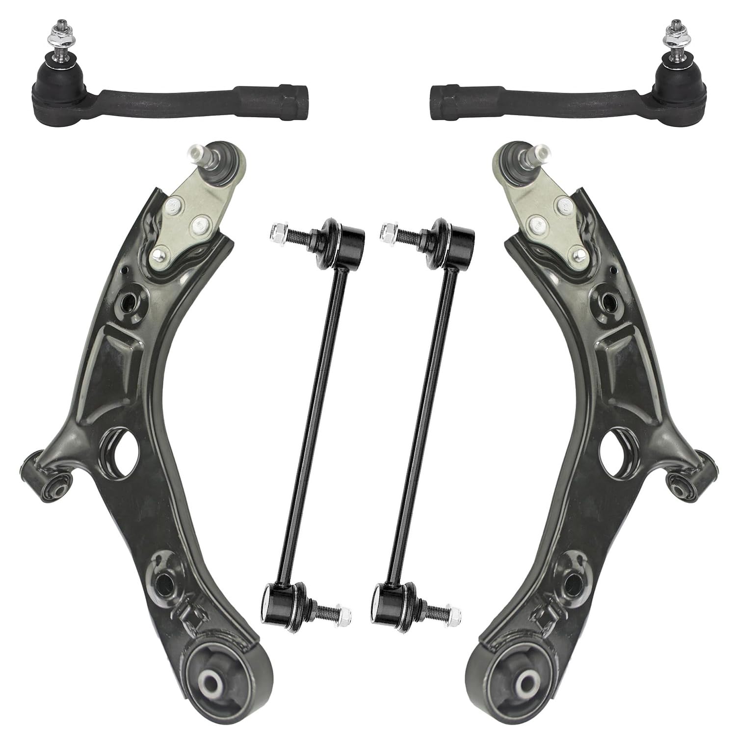 Detroit Axle - 6pc Front End Control Arms Kit for 2016-2018 Kia Sorento 2