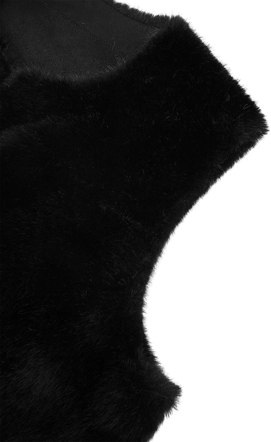 Women Winter Vest Warm Coat Faux Fur Vest Furry Fluffy Classic Furry Sleeveless Outwear Casual Slim Overcoat - Image 5