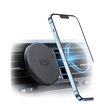 YOSH Porta Cellulare Auto Magnetico per MagSafe, (1s Installazione & Protezione in Gomma Completa), Ultra Stabile con Magneti N55, Supporto per iPhone Serie 17, 16, 15, 14, 13, 12, Senza Piastra Metallica