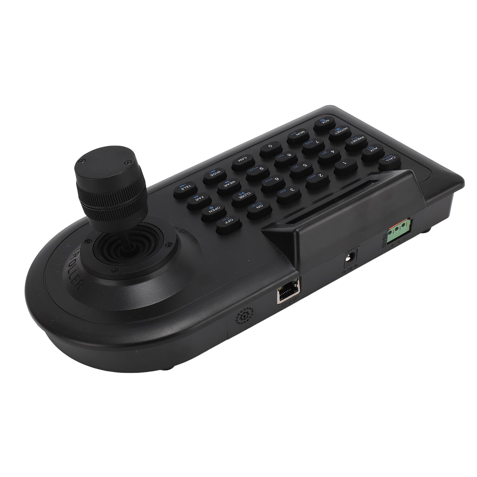 Jectse Controller Joystick Telecamera PTZ, Tastiera Controller Telecamera Dome IP Poe con Joystick 3D, 232 /per PELCO-D/per PELCO-P/AD, per Il Controllo di 32 DVR NVR 256 (Spina