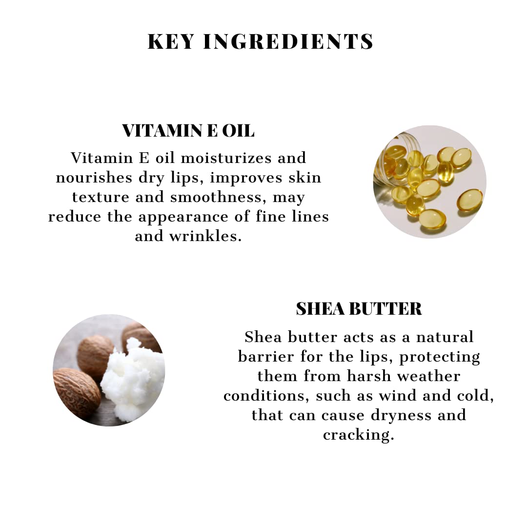 IRIS COSMETICS Vitamin E Lip Butter, Deep Moisture, Nourishing Care, Soft & Smooth Lips, Daily Lip Care, 10g 2