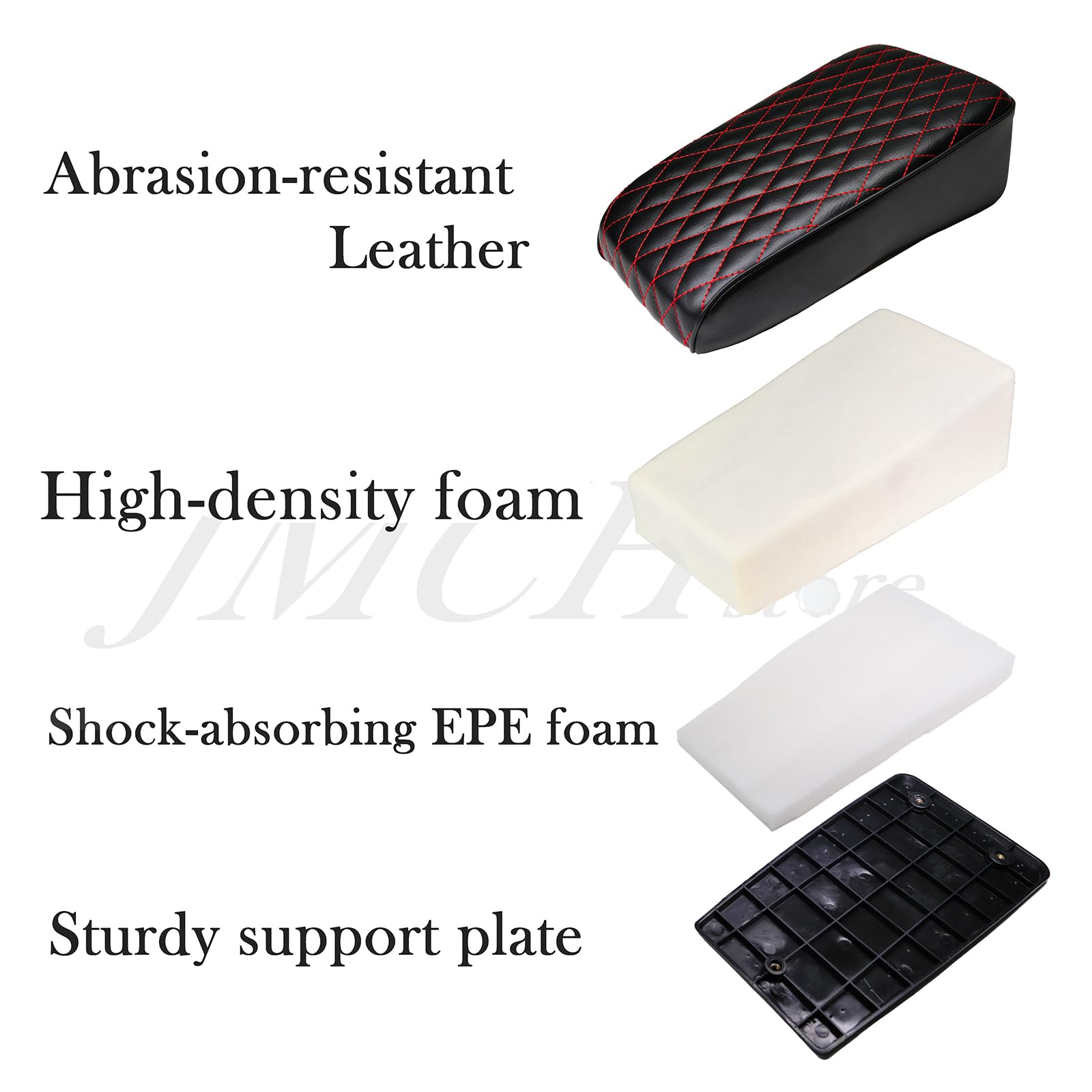 Mini Bike Red Diamond Stitch Seat For Monster Mega Moto MMB80 105