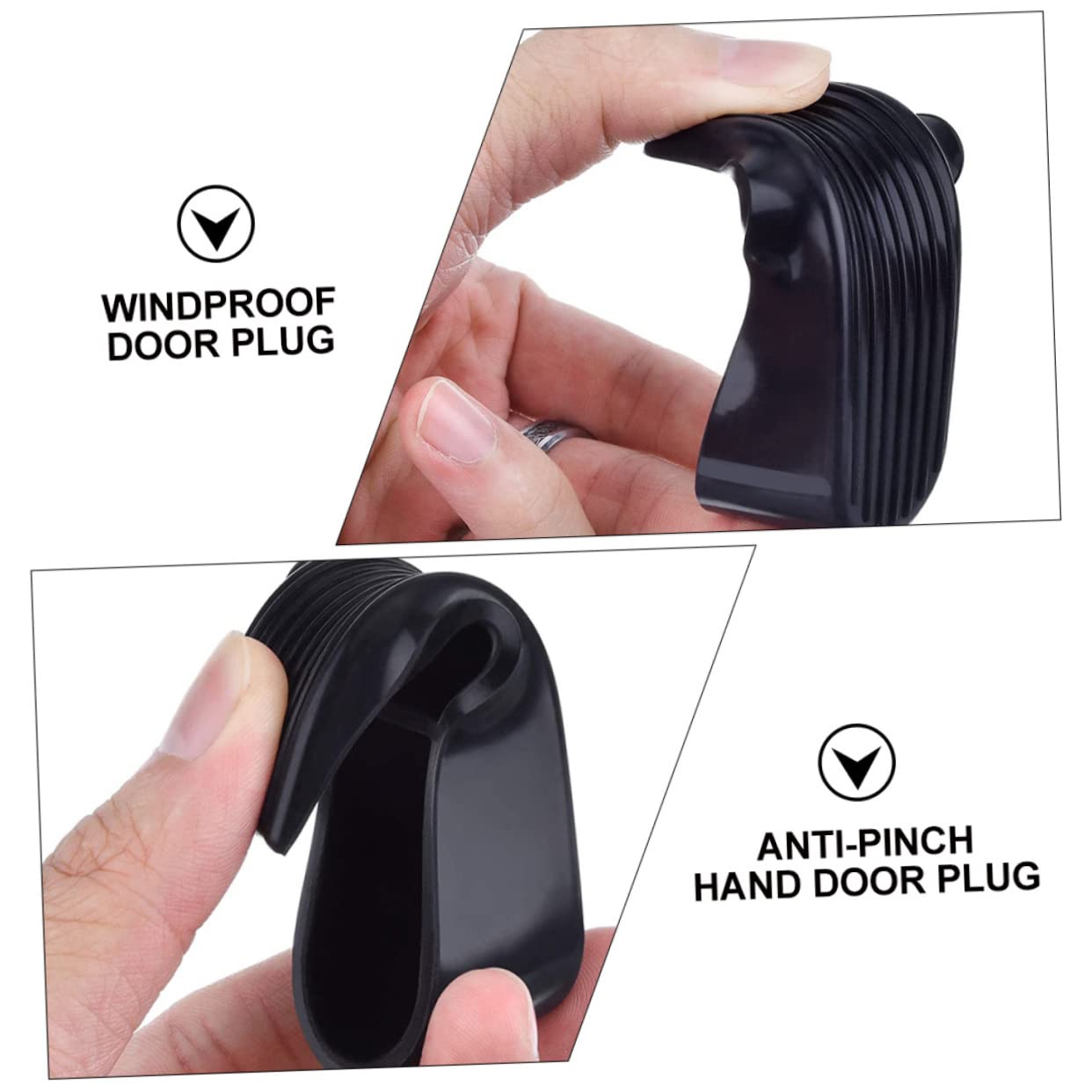 PLAFOPE 5 Piezas Tope de puerta de tormenta protector suelo protector de suelo pequeño protector de puerta soporte de tope de puerta de seguridad tope de puerta de goma cuña