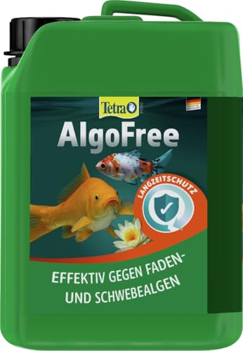 Tetra Pond AlgoFree Schwebealgen- und Fadenalgenvernichter, bekämpft langfristig grünes Wasser im Gartenteich, 3 L