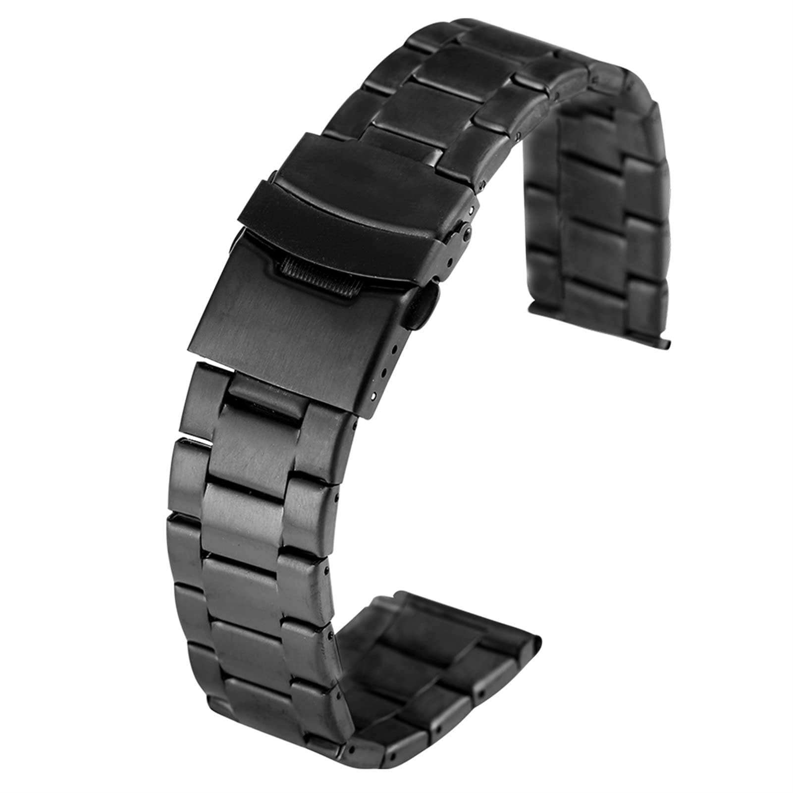 Strap DE Montrer 20 mm 22 mm en Acier Inoxydable Unisexe Bracelet Premium Boucle
