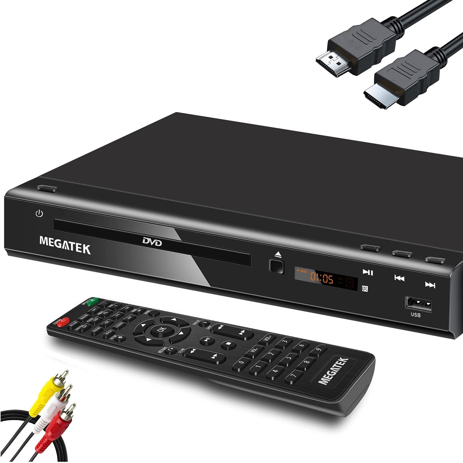Buy Megatek DVD Player with HDMI Multi Region DVD Player for TV with