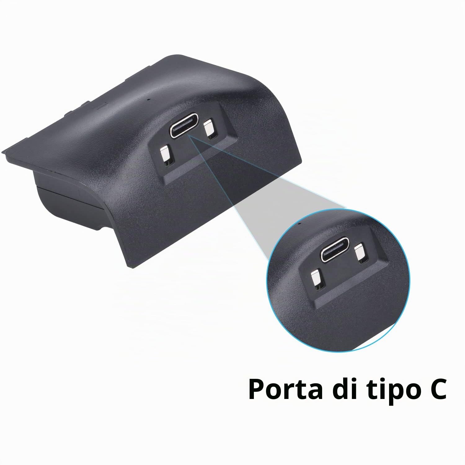 Batteria Ricaricabile per Xbox Series X&S con Adattatore USB-C