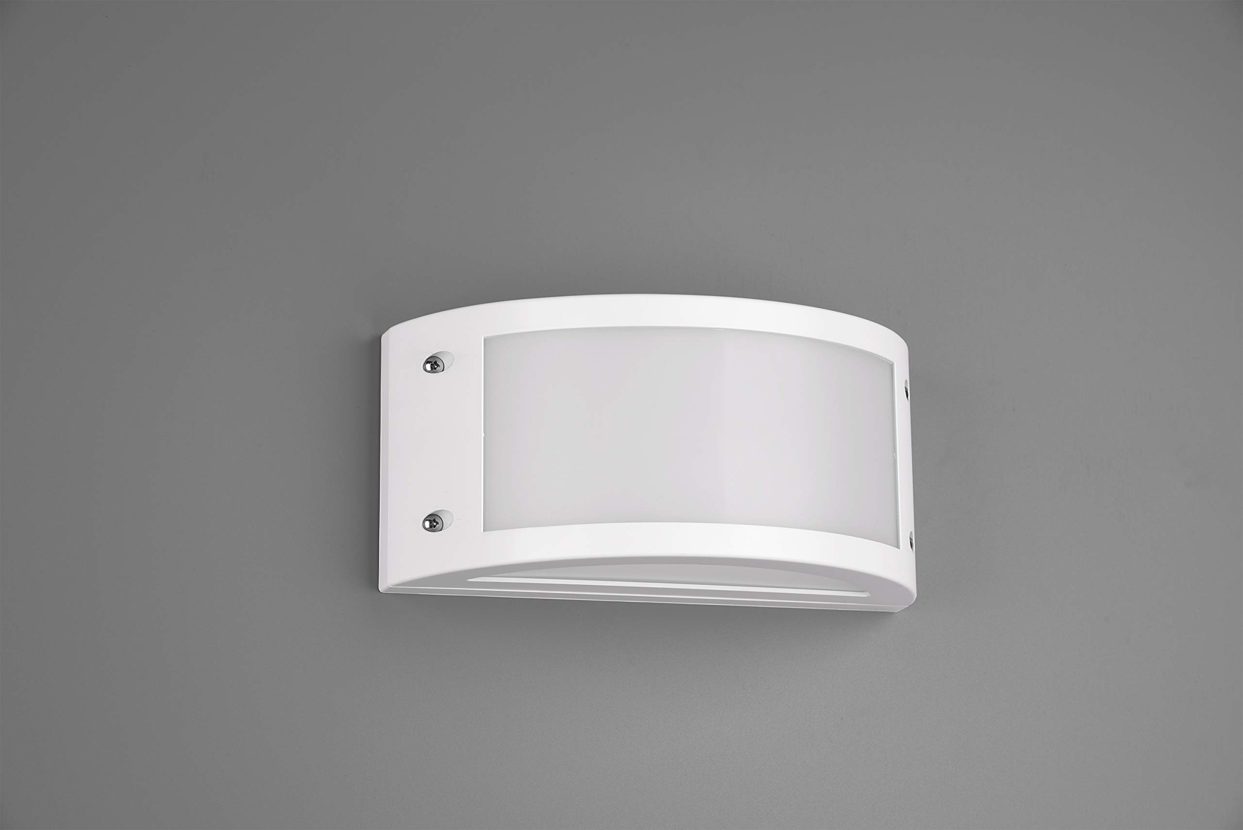 Reality Leuchten Kendal R22151131 Applique murale d'extérieur en plastique blanc avec LED 12 W