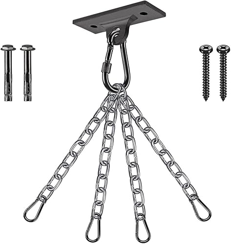 Miniatura 8 de Dolibest Heavy Bag Hangers Brackets, Punching Bag Hangers, Heavy Bag Ceiling Mount for Body Weight Strength Training Systems, Aerial Yoga Swing &
