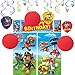 Multicolor Paw Patrol Scene Setters with Plastic Props in Various Size - Pack of 17 - Perfect for Kids Parties & Events