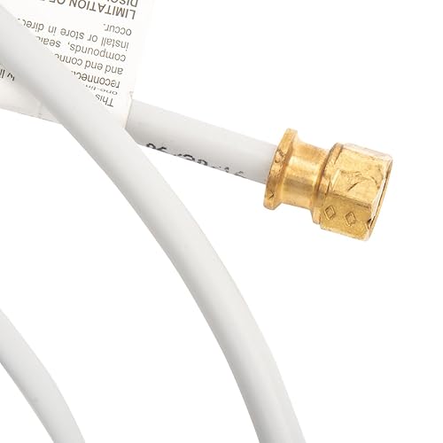 Miniatura 8 de Kit de instalación para máquina de hielo de tubería PEX de 25 pies para conductos de agua de electrodomésticos con válvula en T, acople de