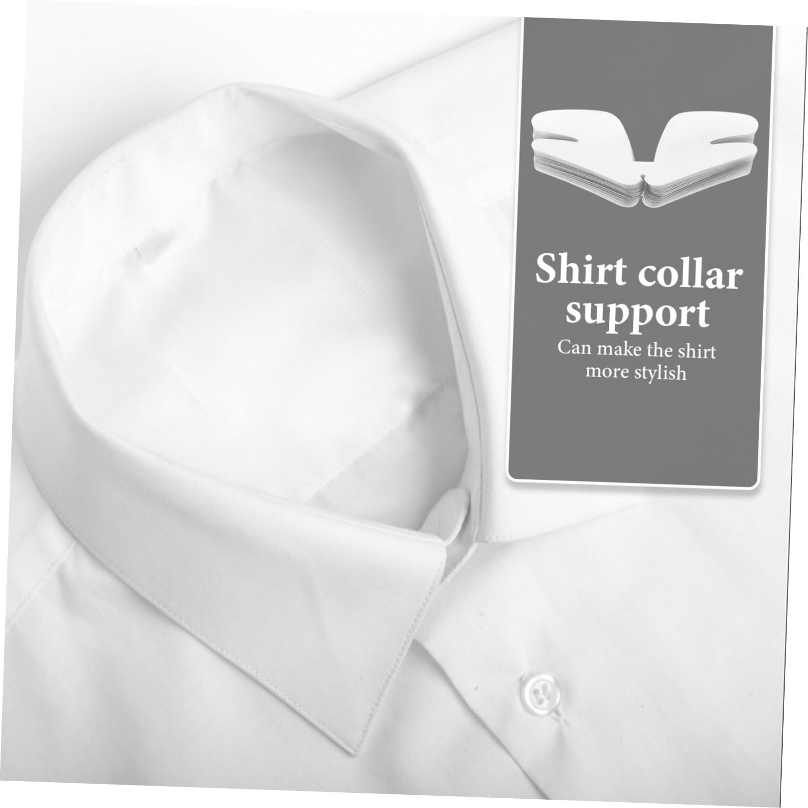 Holibanna Collarín De Plástico Camisa De Vestir De Cuello De Los Hombres Inserciones De Cuello De Camisa Para Mujer Moldeador De Cuello De Camisa El Plastico