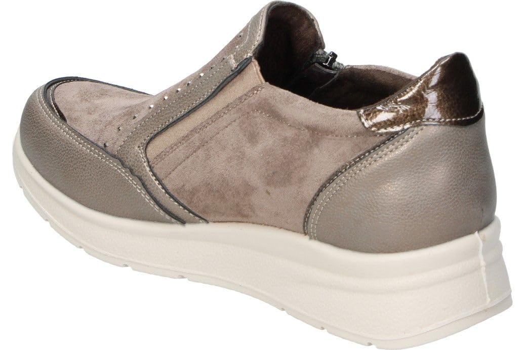 Zapatos con Cuña Mujer Cómodos con Cremallera Lateral Cuña Media Modelo ATL29351