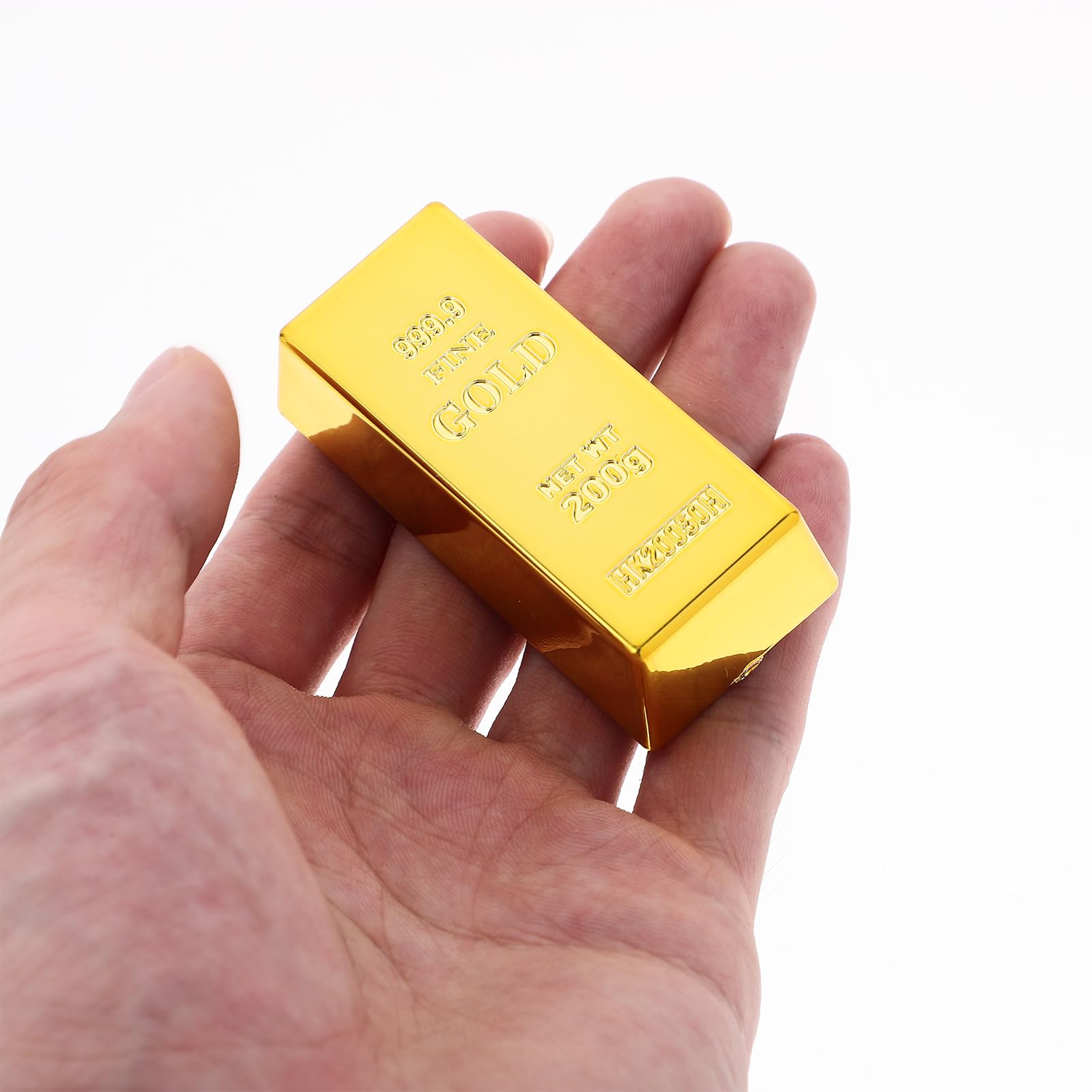 Gefälschter Goldbarren Aus ABS – 16.5x7.5x4.5cm, Realistisches Dekorations- & Scherzartikel-Geschenk