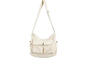 Canvas Messenger Bag: The Ultimate Multi-Pocket Companion for College