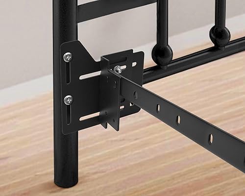 Miniatura 9 de Soportes adaptadores de cabecero, ganchos para marco de cama, soportes de cabecera para marco de cama de metal, kit de fijación de cabecero, 2