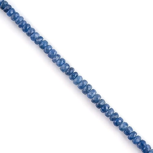 Miniatura 65 de OdrillionGems Natural Blue Sapphire Gemstones Beads Choker Necklace, 925 Sterling Silver, Chakra Healing Crystals, September Birthstones, Handmade