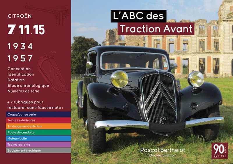 L'ABC des Traction Avant: Citroën 7, 11, 15 de 1934 à 1957