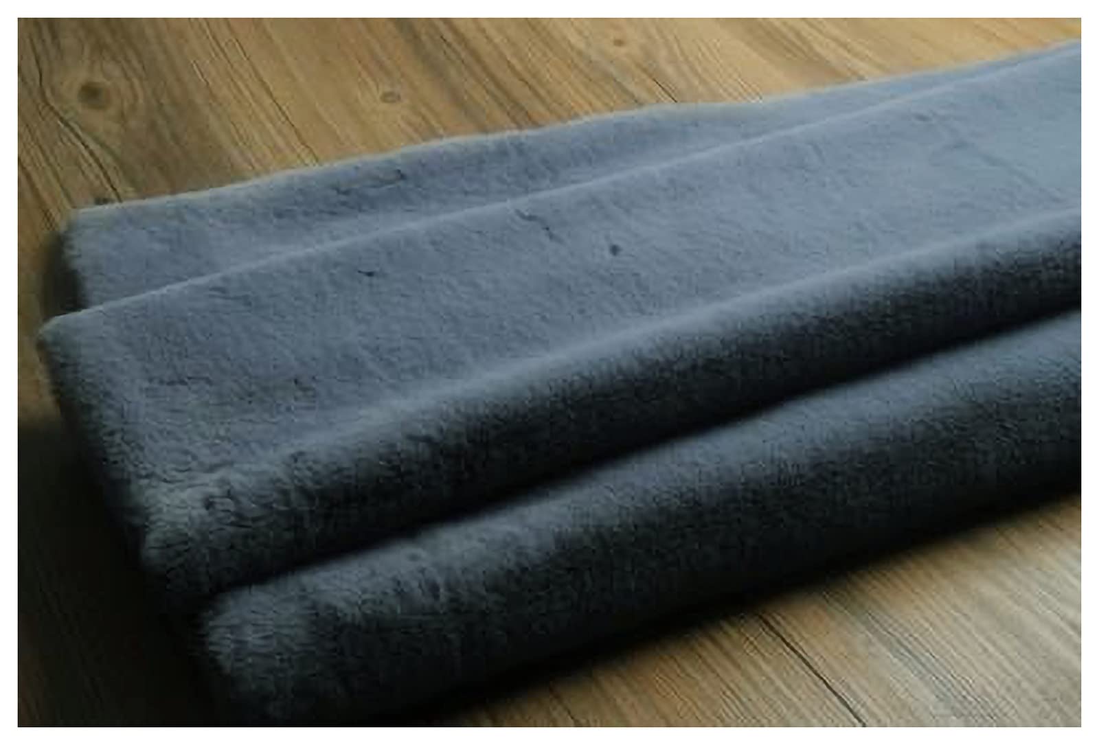 Generic Stoff, Plüsch Stoff Weich Verdicken Plüsch Stoff Zum Nähen Kleidung Schal Sofa/Dunkelgrau L/1,6 * 1 M