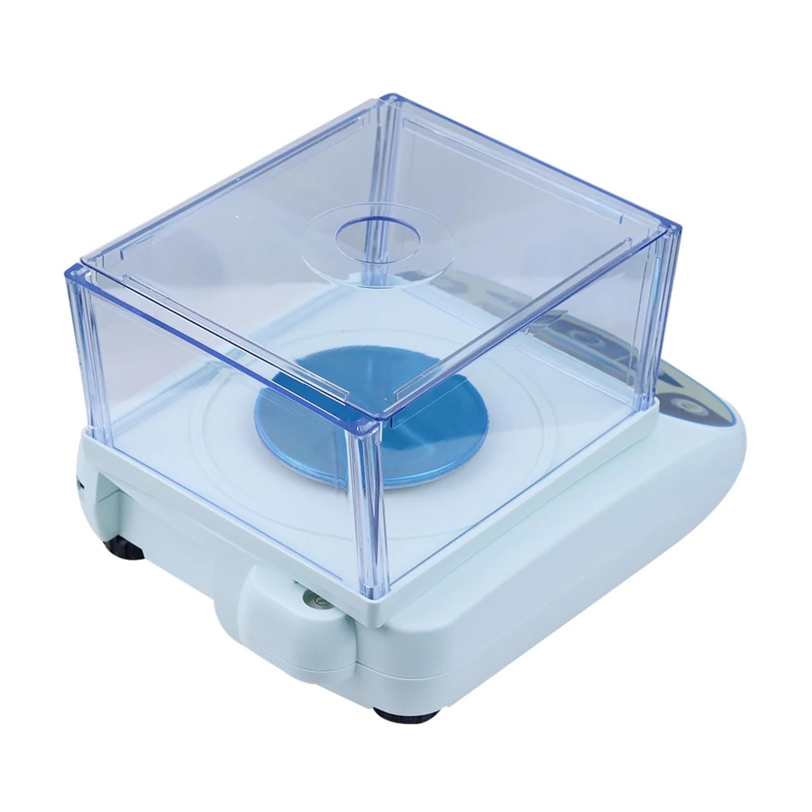 Balanza electrónica de 500g x 0.001g con parabrisas, laboratorio de alta precisión, análisis sólido for pesaje de laboratorio de cocina