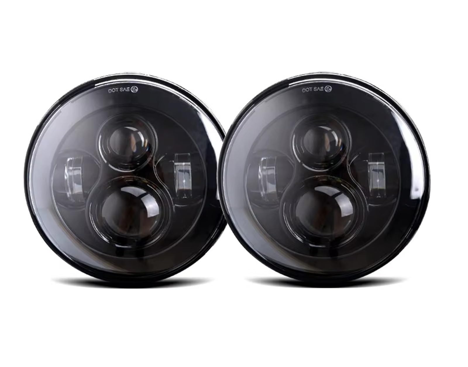 Fanali Luci Per Lada 4x4 Per Urban Per Niva 7 ''LED DRL Faro 45w Pollici Rotondo Halo Fari Proiettore Con/senza Segnale Di Svolta Color Ambra
