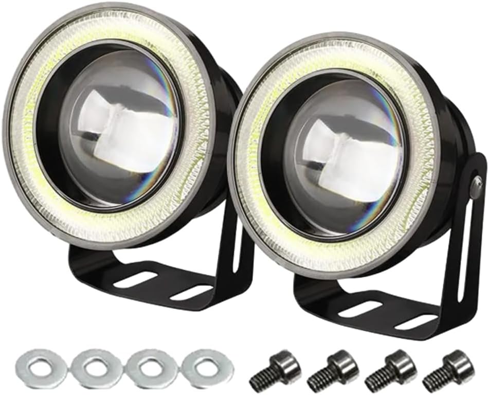 3.5 in LED Fog Lights, Compatible with Most Cars, SUVs, and trucks, Compatible with Motorcycles Using a 12V Power System, 2 pcs
