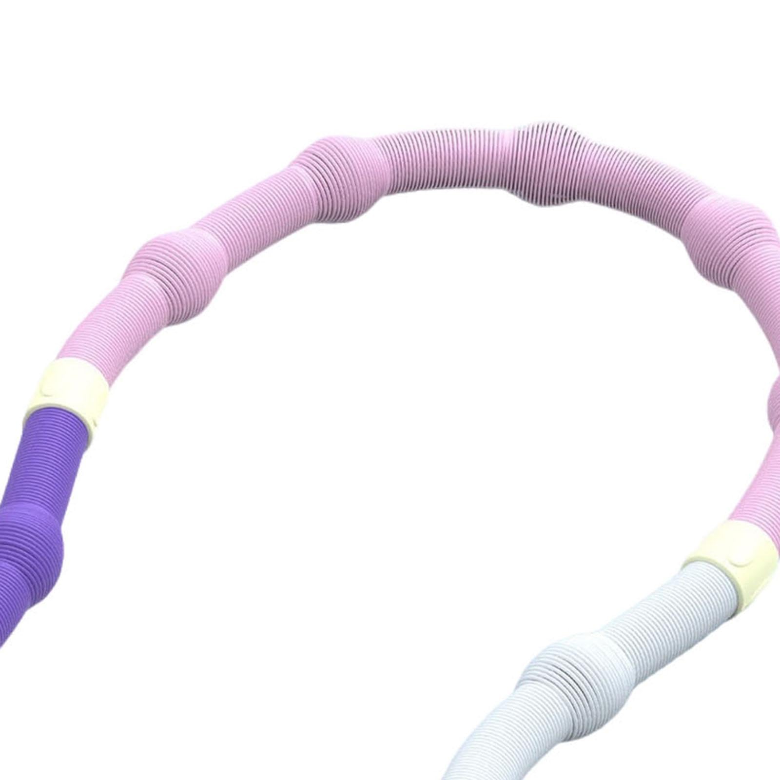 Cerchio per Esercizi Fitness, Accessorio Fitness, Anello Massaggiante in PVC con Molla, Attrezzatura per Ginnastica Addominale, Adatto a Donne E Uomin