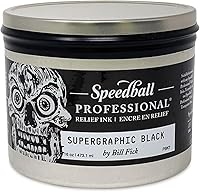 Vista 12 de Speedball Tinta de alivio profesional, azul ultramarino, tubo de 5 onzas