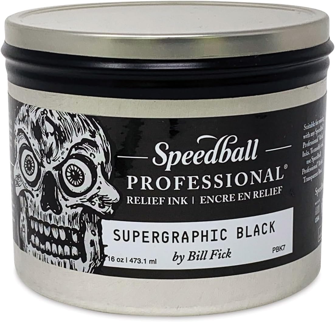 Professional Relief Ink Supergraphic Black 16OZ