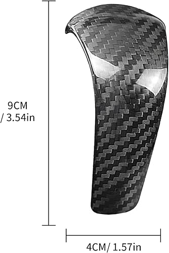 Miniatura 2 de BLAKAYA Compatible con pomo de palanca de cambios de fibra de carbono, decoración modificada para Mazda 3 6 CX-3 CX-4 CX-5 CX-8 (negro)
