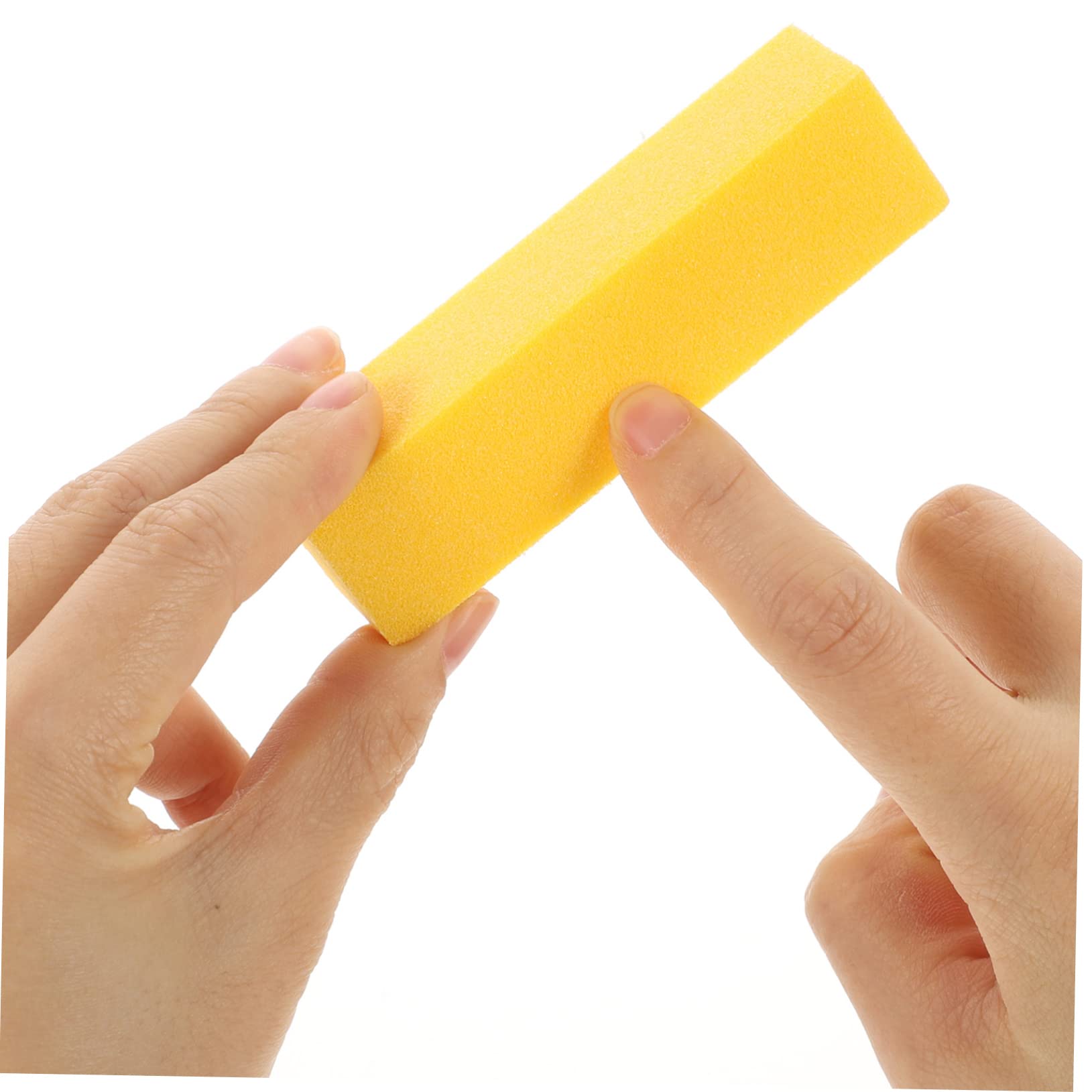 Healvian 50piezas Limpiadores De Uñas Portátiles Herramientas De Manicura Doble Cara Accesorios Para Pulido De Uñas Diseño Compacto y Seguro Para Viajes