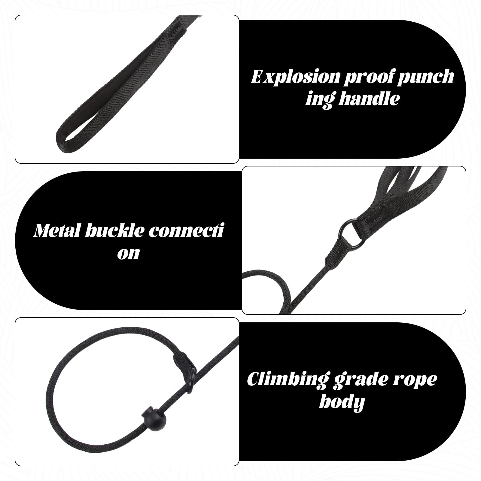 Slip Lead for Dogs Slip Collar for Dogs with Comfy Handle Adjustable Collar Dog Training Leads Perfect Walkable, Easy To Use - Image 3