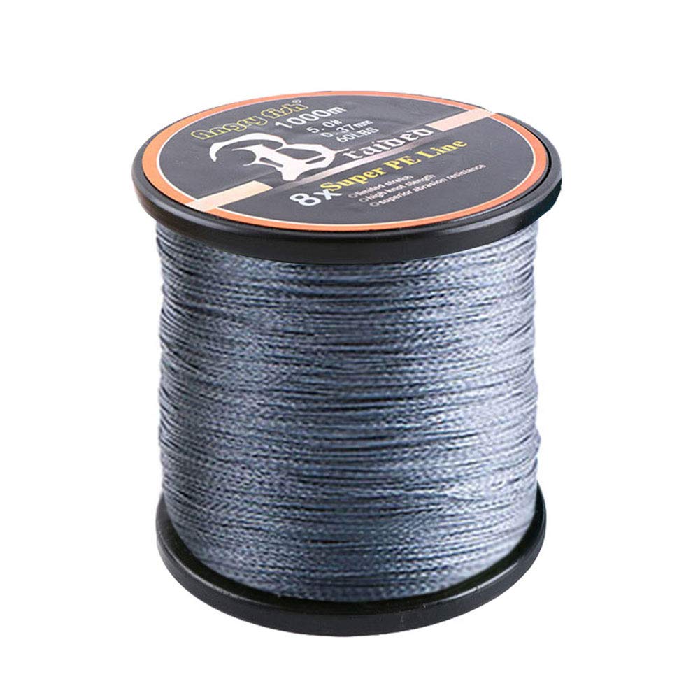 Línea de Pesca Trenzada de PE de 8 Hilos 1000m Sedal de Pesca Super Fuerte Hilo de Pesca 14-80LB Resistente a la Abrasión