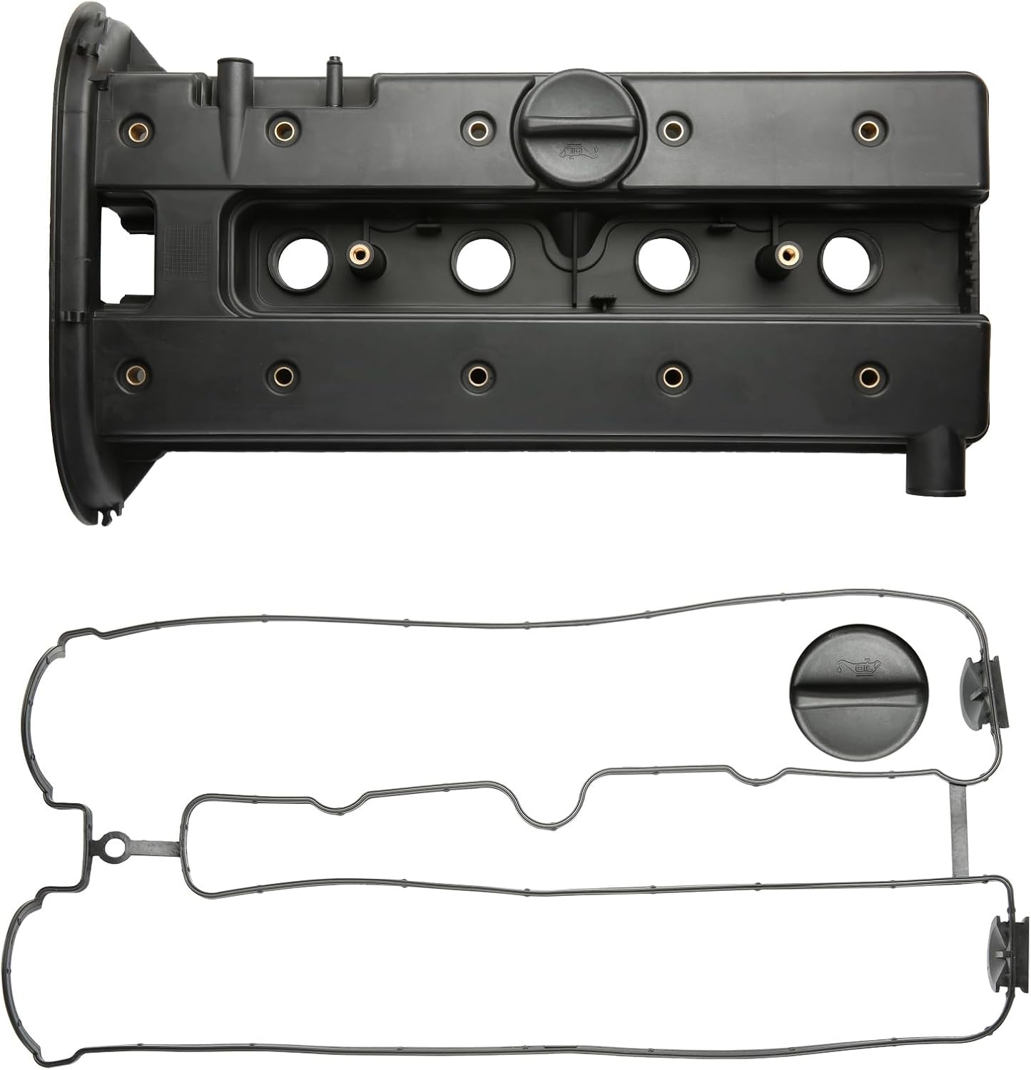 MITZONE Valve Cover Compatible with 1999-2002 Daewoo Leganza 1999-2002 Nubira 2004-2005 Suzuki Forenza L4 2.0L Replace 92062396 90501942 90501943