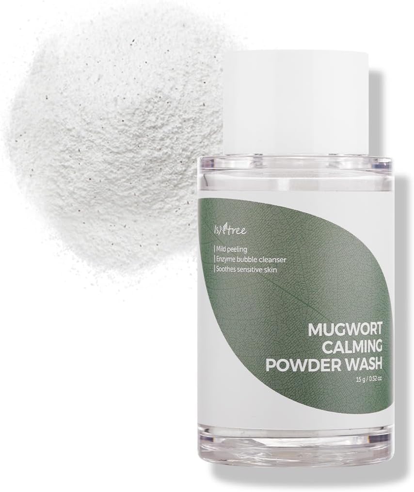 IsNtree Mugwort powder wash 15g | Mild peeling | Enzyme bubble cleanser | Soothes sensitive skin