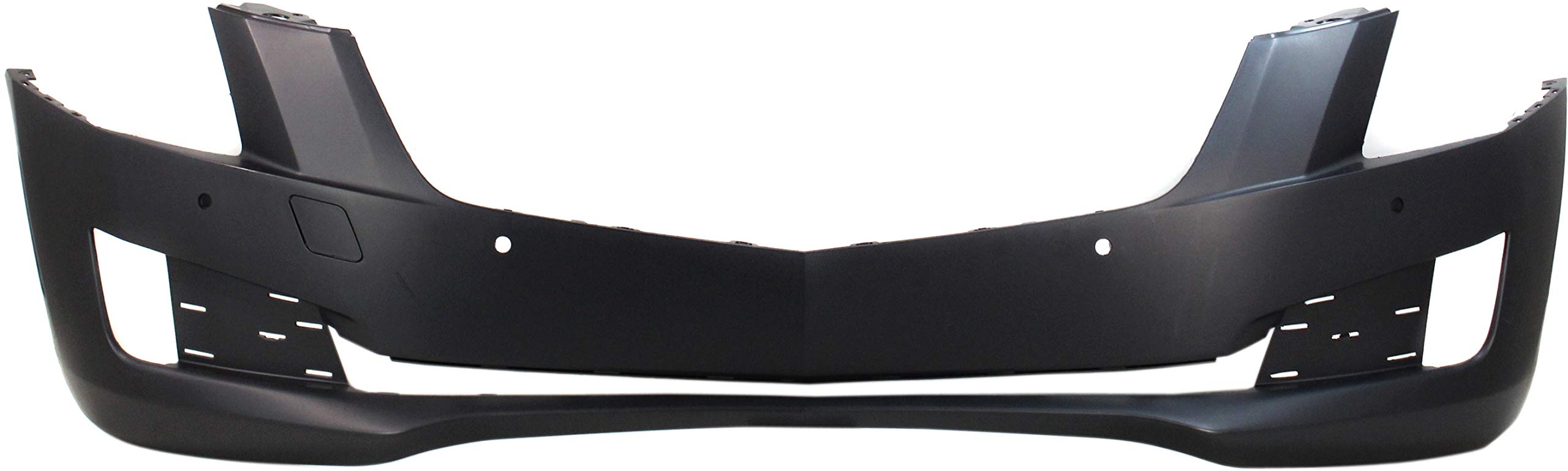 Garage-Pro Front Bumper Cover Compatible with Cadillac ATS 2015-2018 Primed with Park Assist Sensor Holes and Tow Hook Cover Sedan - CAPA