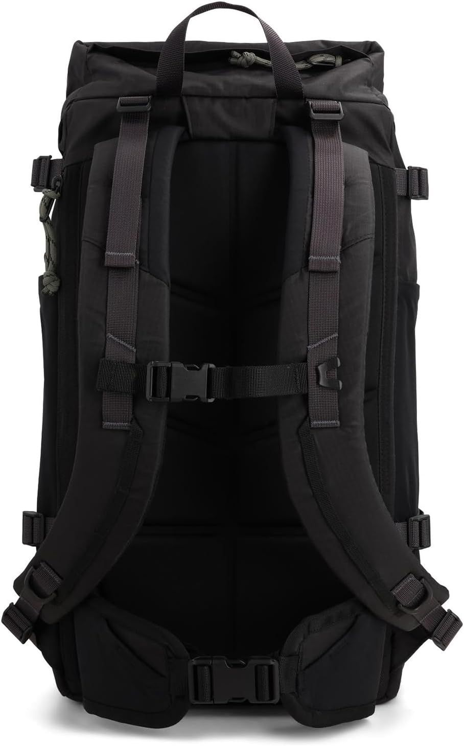 Topo Designs Rover Trail Pack 22L, Molded Back Panel, Waist Belt, Water Bottle Pockets, Bluesign Approved (Black/Neutral)