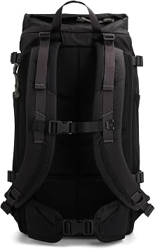 Topo Designs Rover Trail Pack 22L, Molded Back Panel, Waist Belt, Water Bottle Pockets (Black/Neutral)