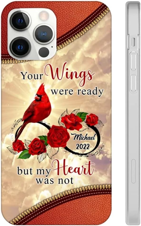 Upload Photo Family Loss Always On My Mind Custom Picture Memorial Gift Glass Phone Case for Loving Memory Dad Mom Grandma Grandpa Mother Father, Memorial Gift, Custom Phone Case for iPhone, Samsung