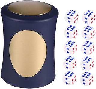 TOYANDONA Caixa Barra Ktv Copo De Dados De Mão Caixa De Jogo De Dados Caixa De Dados Fosco Copo De Dados De Jogo Peneira Fosca Copo De Dados