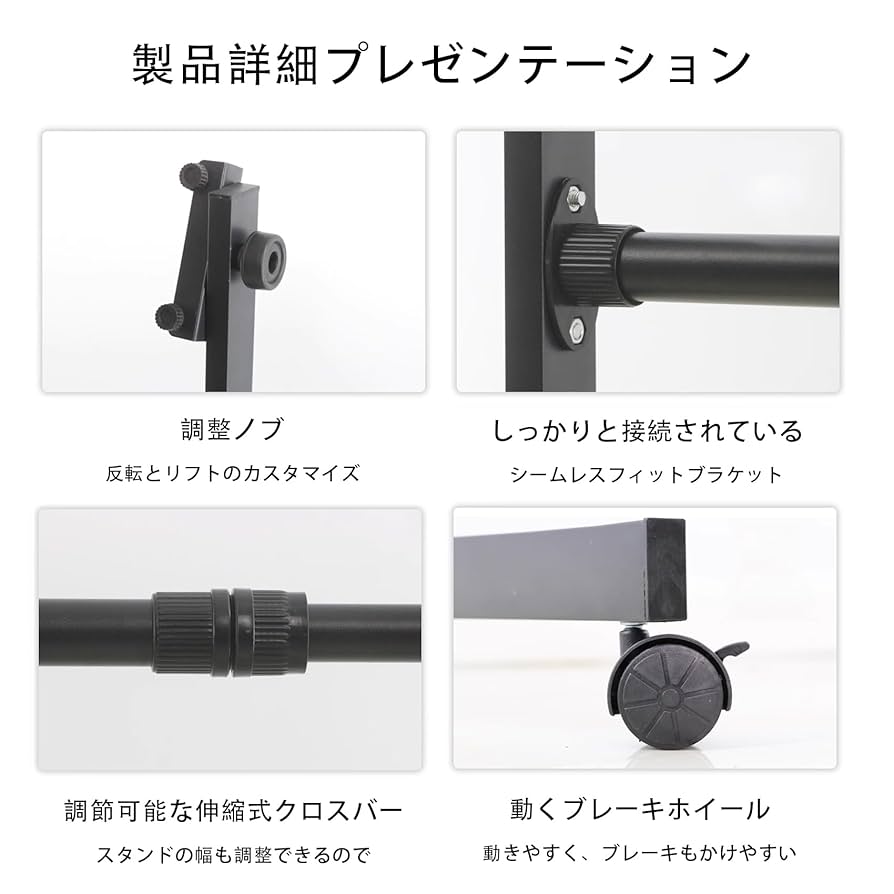 スタンド式ホワイトボード 移動可能 41D7EYy7vaL.jpg_BO30,255,255,