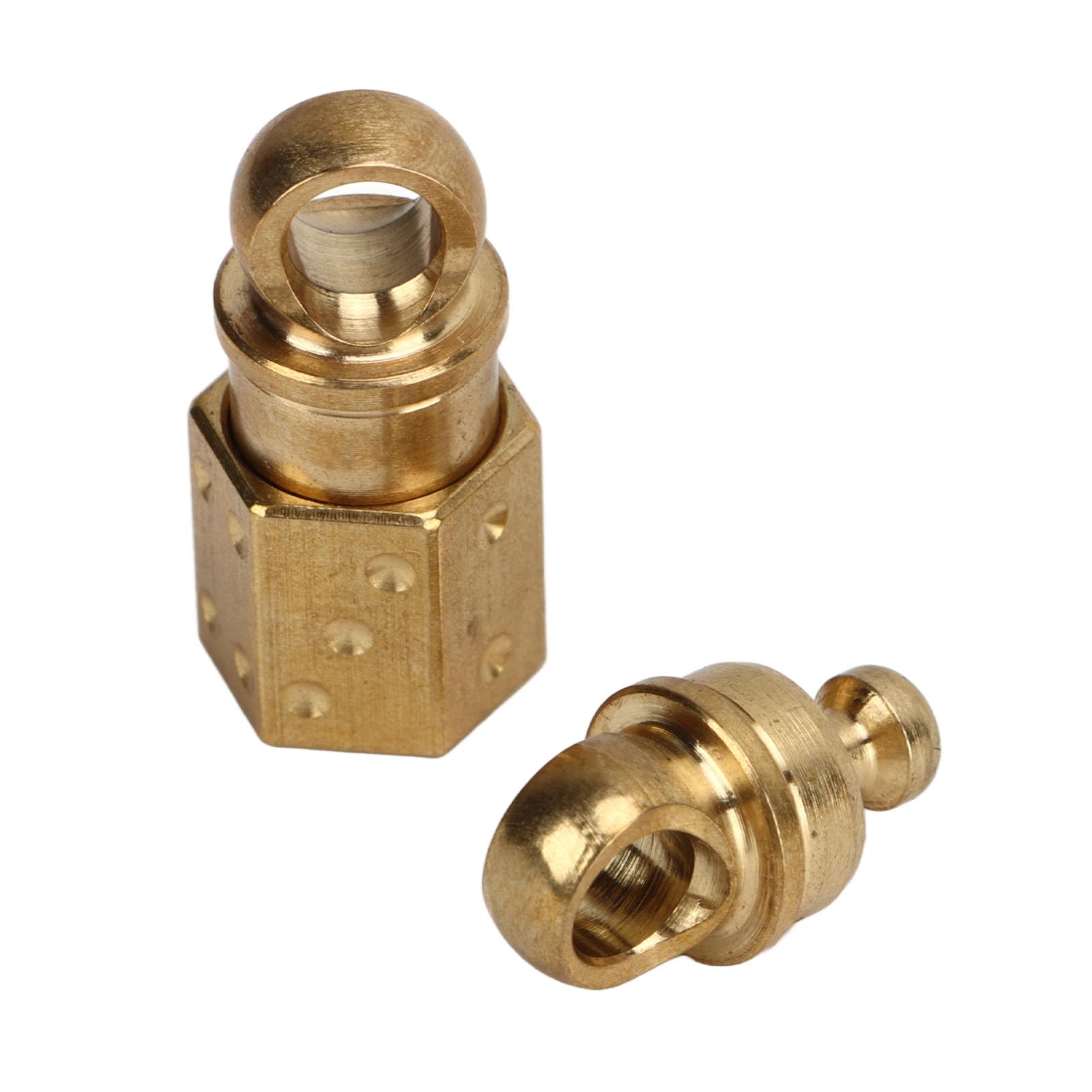 ANGGREK Quick Release Keychain, Brass Snap Lock Holder for Home