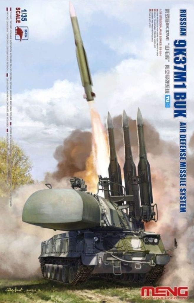 Meng 1:35 Russian 9K37M1 BUK Air Defense Missile System Plastic Model Kit #SS014