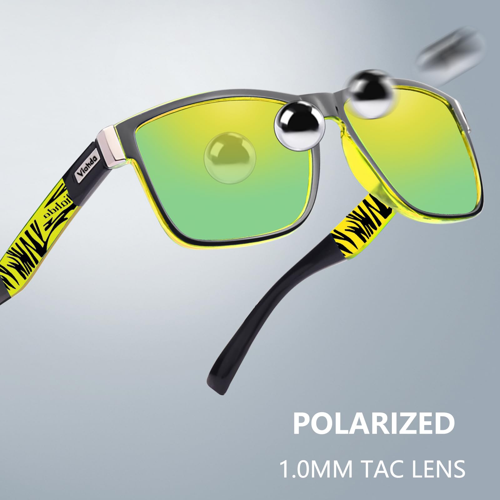 HD6009 Polarisierte Sport-Sonnenbrille für Herren, zum Radfahren, Laufen, Angeln, Golf, modisch