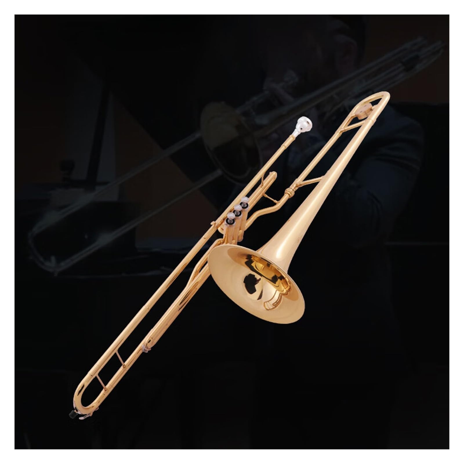 Puzon Początkujący Profesjonalny Puzon Instrument B dur