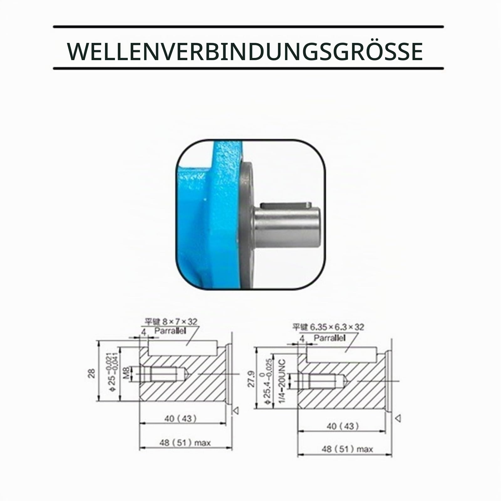 BM1 Hydraulikmotor, 2-Loch BM1-100 Ölmotor, niedrige Drehzahl, hohes Drehmoment, 25 mm Wellendurchmesser, Lochabstand 106,4 mm, Anschlussgröße 1/2 Zoll