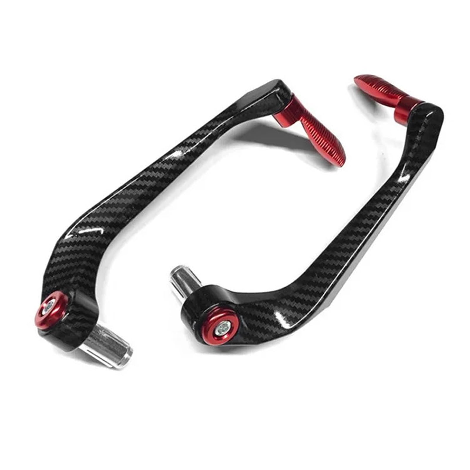 NOAUQWTV Clutch Lever Hand Guard Protector Motorcycle Handlebar Brake Clutch Lever Hand Guard Protector Modification Accessories Handguard Motorcycle Handguards(Red)
