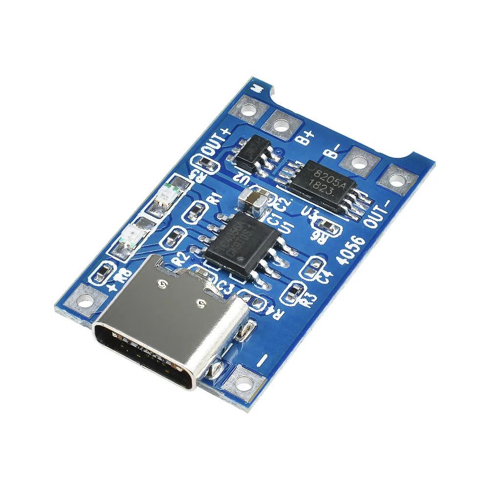 GoBagee® 1pc of TP4056 Type C Mini Plug 5V 1A 18650 Lithium Battery Charging Protection Board (C-Type, 1pc)-image-22
