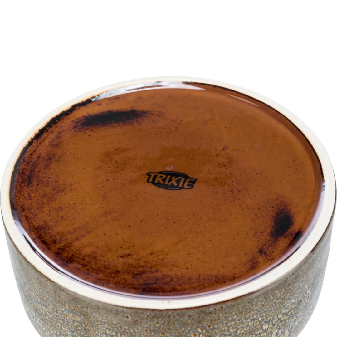 Ciotola Cane Ceramica TRIXIE BE NORDIC - 1200ml, Ø18cm, Antiscivolo, Colore Tortora, Per Cani Grandi - Foto 9